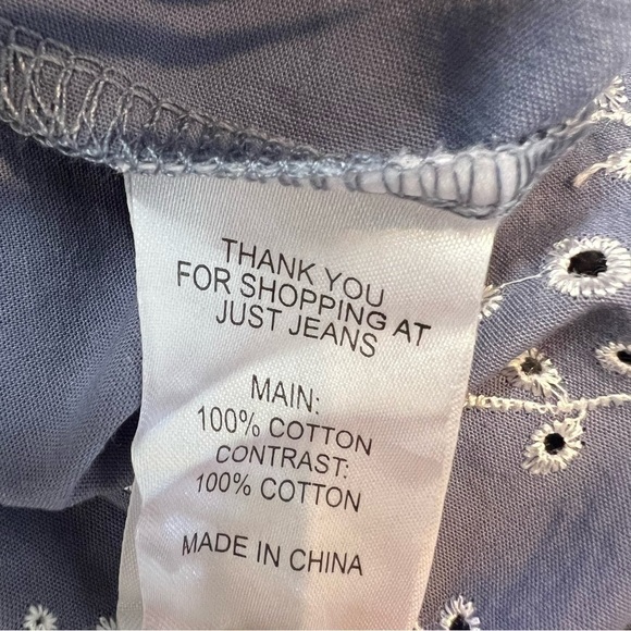 Women’s Just Jeans Blue Loose Fit Mini Dress Size S - Picture 7 of 10